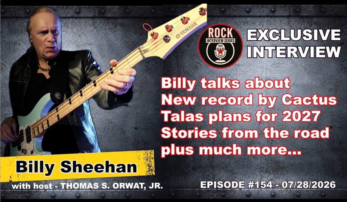 Billy Sheehan – talks about Cactus record, Talas V2 plans for 2027